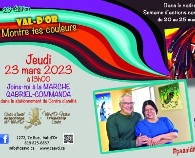Semaine d'actions contre le racisme | Centre d'amitié autochtone de Val-d'Or