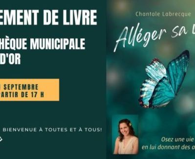 Lancement de livre : Chantale Labrecque