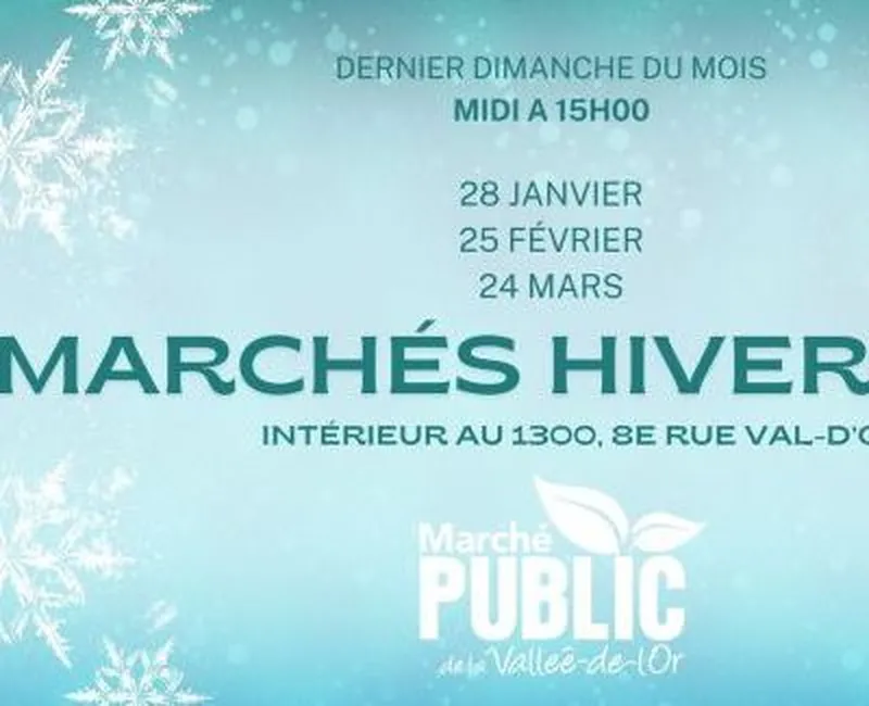 Marché intérieur hivernal