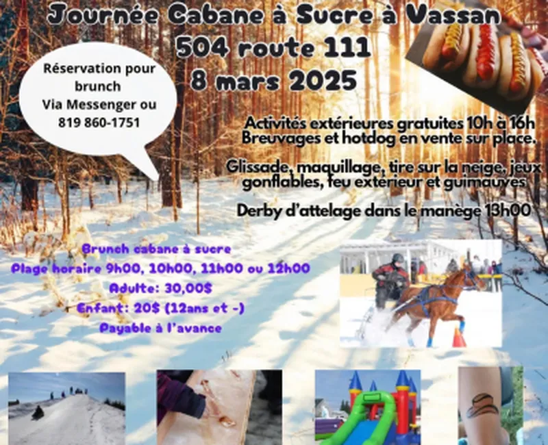 Journée Cabane à sucre à Vassan
