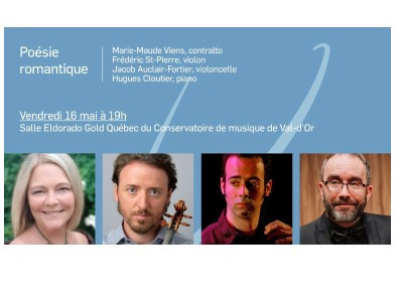 Concert Poésie romantique | Val-d'Or en concerts