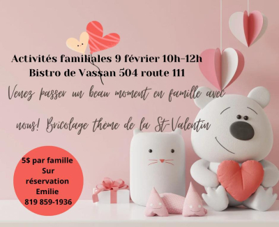 Activités familiales | Bistro de Vassan